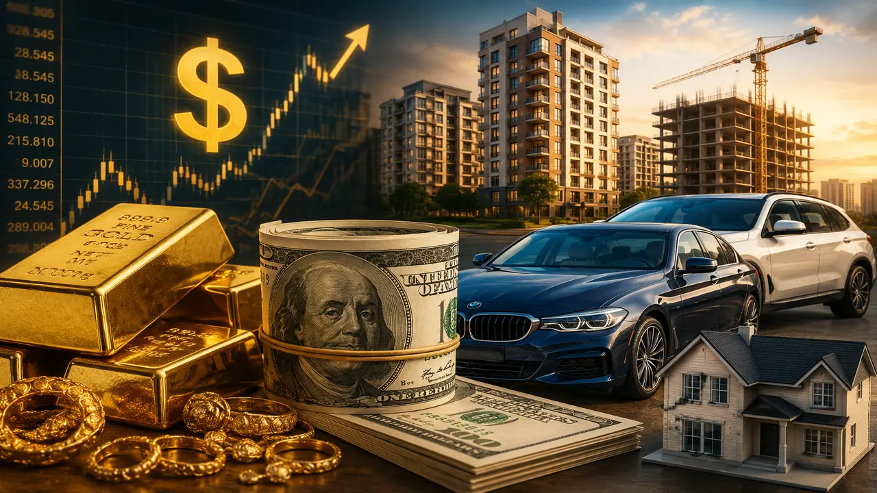 كيف تؤثر تقلبات الدولار في مصر على أسعار الذهب والعقارات والسيارات؟